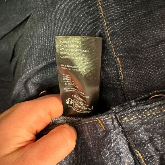 New Free People Franklin Tailored One Piece Denim Jumpsuit Rinse S - Picture 7 of 8